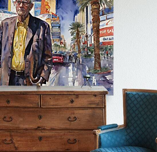 Watercolor  “Maybe Today”  By Bruce Lazarus by IStockHistory com