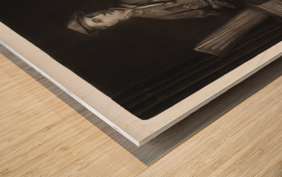 Carl Linnaeus in Lapland Dress Wood print