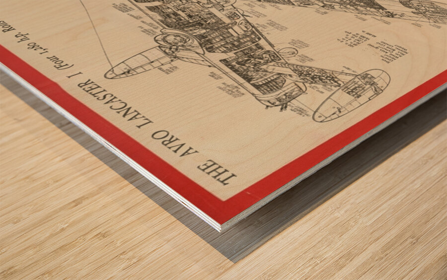 This is What You are Making…A Mighty Machine of British Workmanship – The Avro Lancaster I Wood print