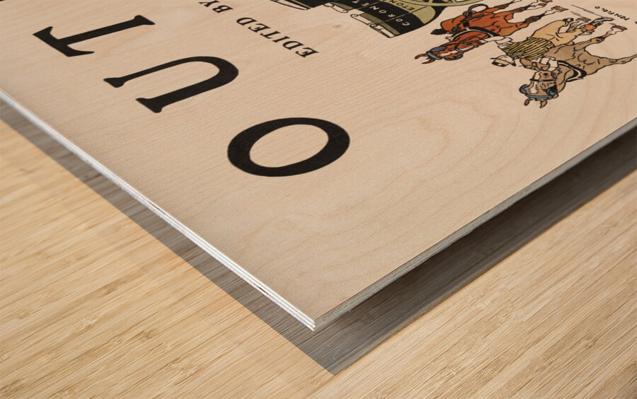 Outing edited by Caspar Whitney ca. 1890-1900  by Edward Penfield Wood print