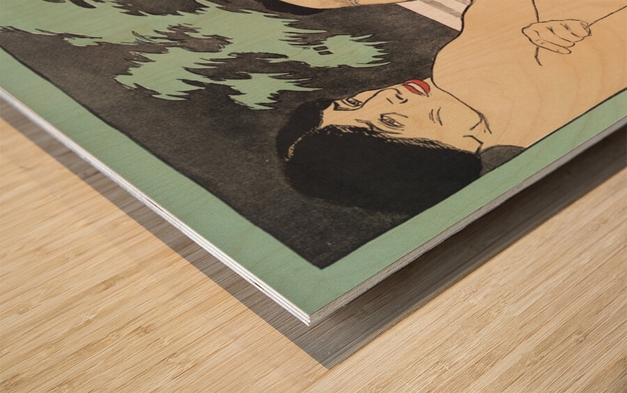 Three Gringos in Central America and Venezuela by Richard Harding Davis 1896 by Edward Penfield Wood print