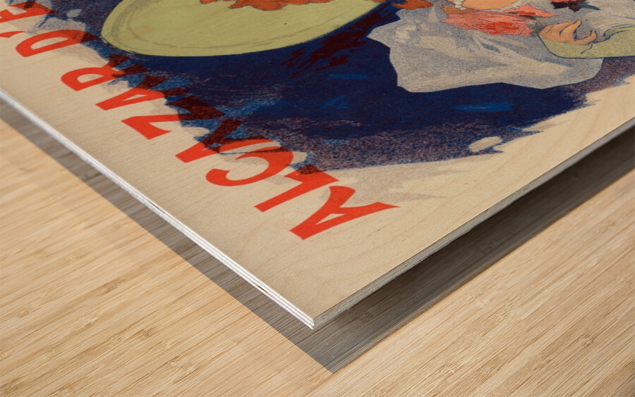 Lidia 1896 Poster by Jules Chéret Wood print