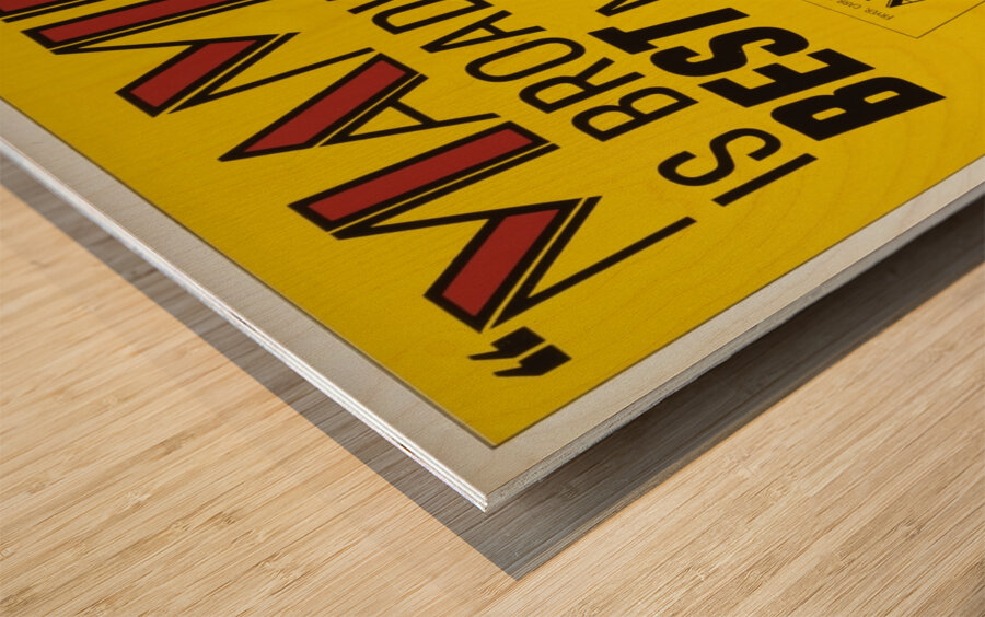 Mame is Broadway’s best musical 1966 Artcraft Lithograph Poster 1905–1970 Wood print