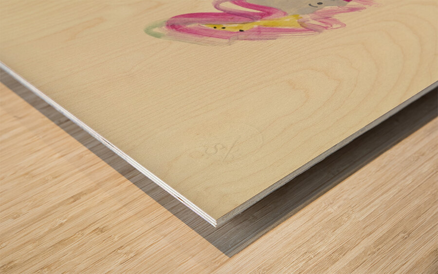 ‘Hier ist zu sehen ein Menschentier …’ 1932  My Pictures Become Wilder and Wilder By John Elsas Wood print