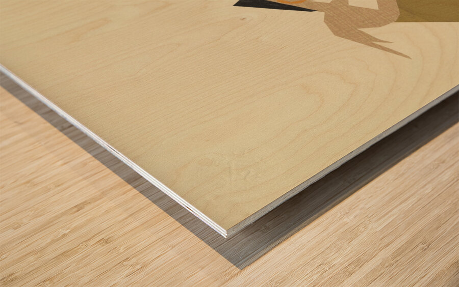 ‘Reize nie den grossen Mann …’ 1931  My Pictures Become Wilder and Wilder By John Elsas Wood print