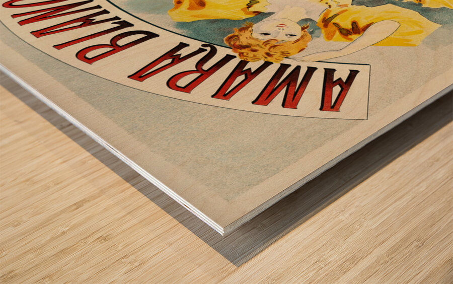 Amara Blanqui Le Meilleur Des Amers 1880-1900 Posters by Georges Meunier Wood print